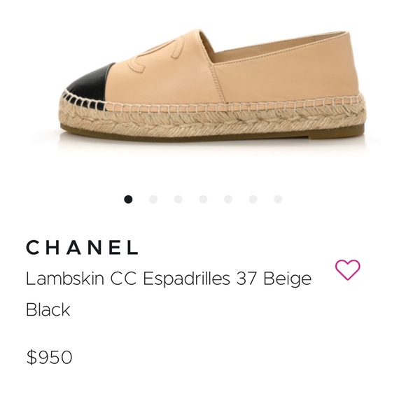 Chanel espadrilles lamb skin leather - Picture 2 of 16